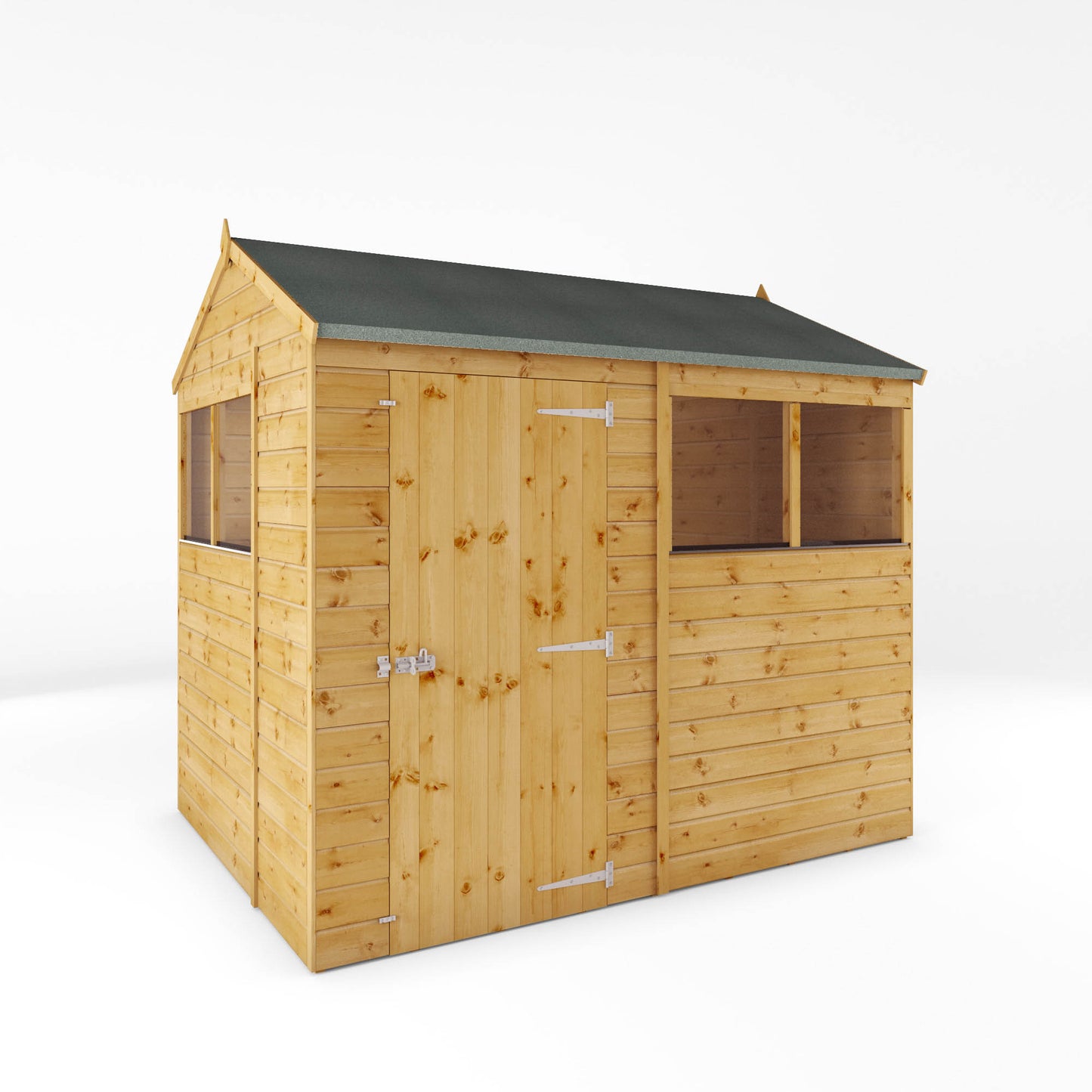 Mercia 8 x 6 Shiplap Reverse Apex Wooden Shed