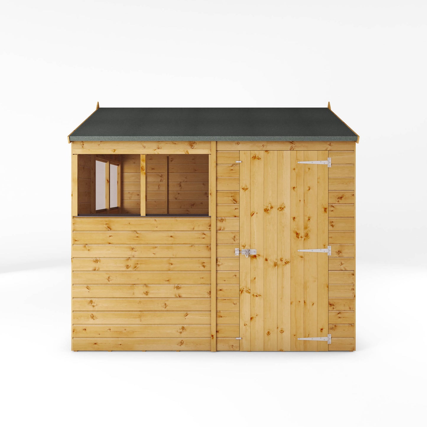 Mercia 8 x 6 Shiplap Reverse Apex Wooden Shed