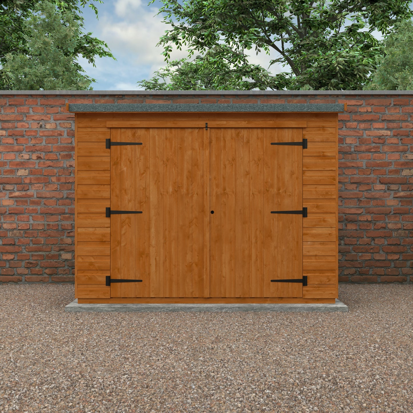 Broadfield 7x3 Pent Compact Storage Shed