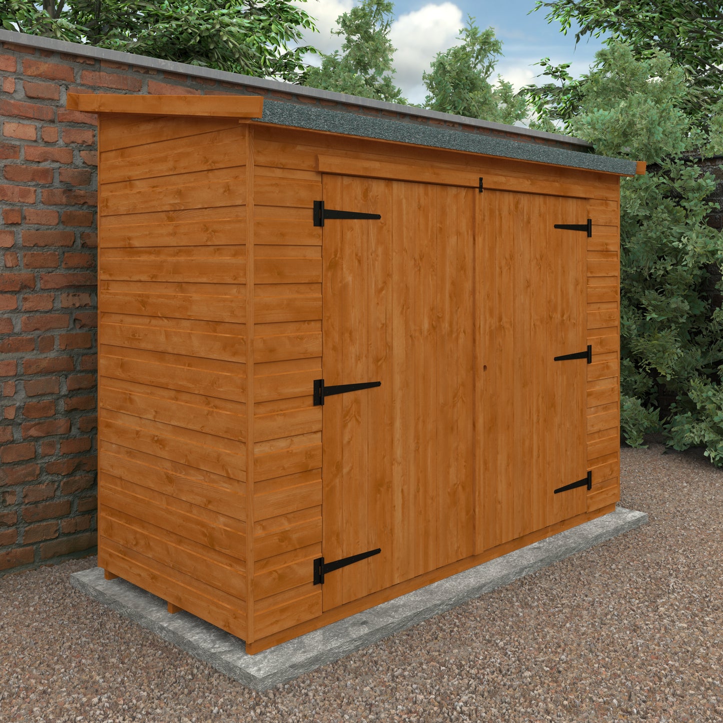 Broadfield 7x3 Pent Compact Storage Shed