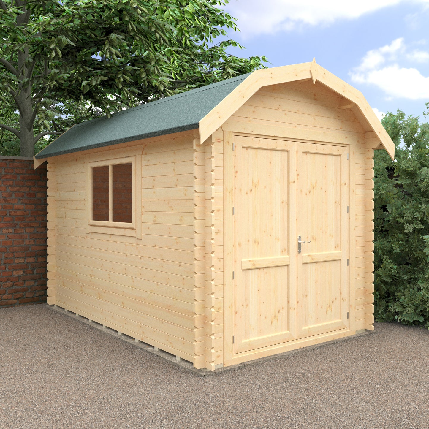 Broadfield 12x8 Aldford Barn 28mm Log Cabin