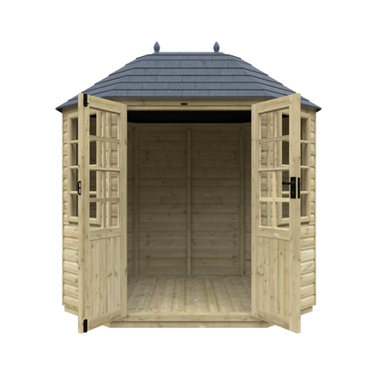 Broadfield 8x6 Tanalised Octagonal Summerhouse