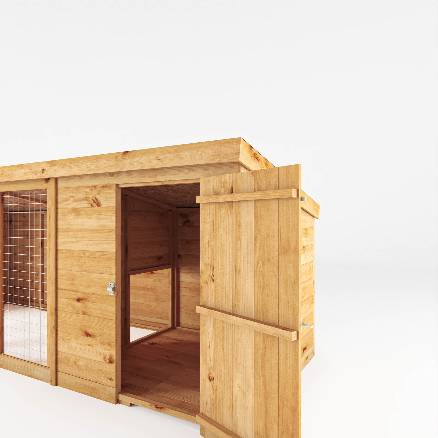 12 x 4 Berkshire Dog Run & Kennel