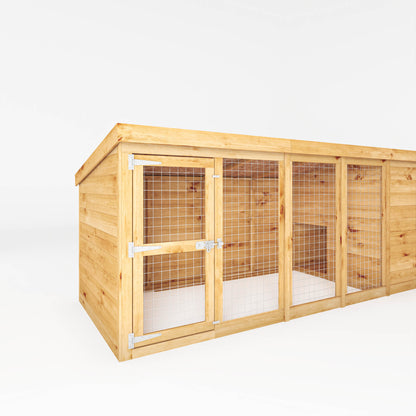 12 x 4 Berkshire Dog Run & Kennel