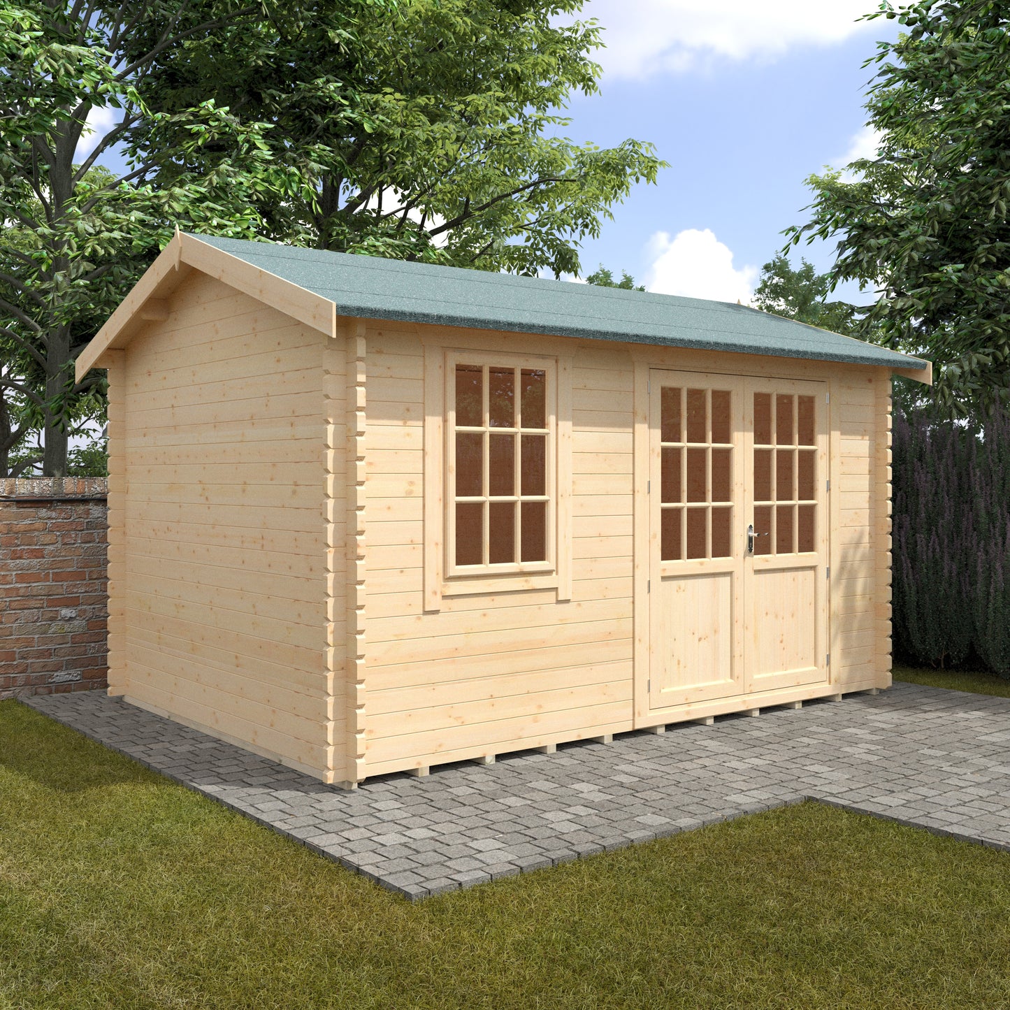 Broadfield 14x10 Henley 44mm Log Cabin