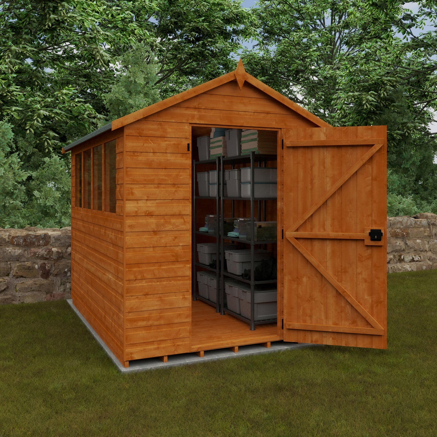 Broadfield 8x6 Super Apex 8ft x 6ft