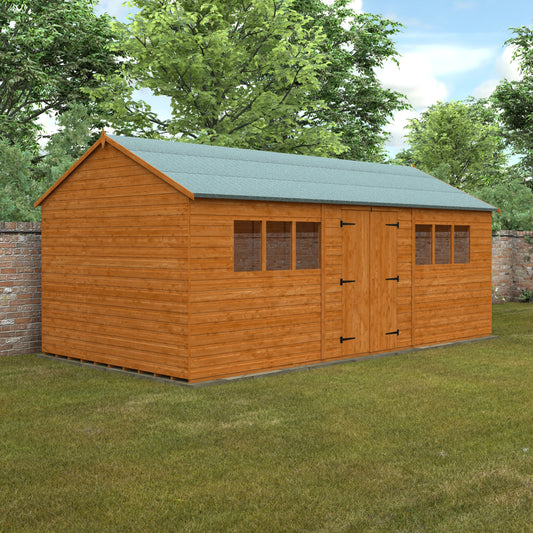 Broadfield 20x10 Workman Apex Shed