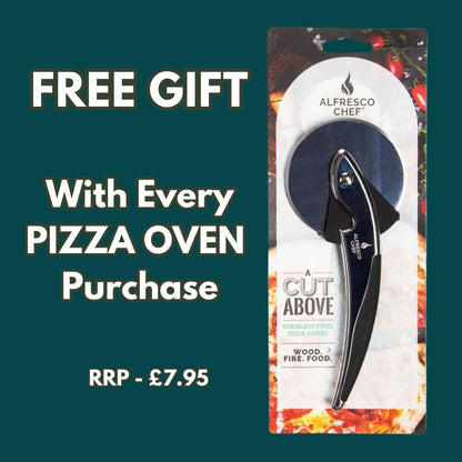 Alfresco Chef Ember Wood Fired Outdoor Pizza Oven Inc Pizza Peel