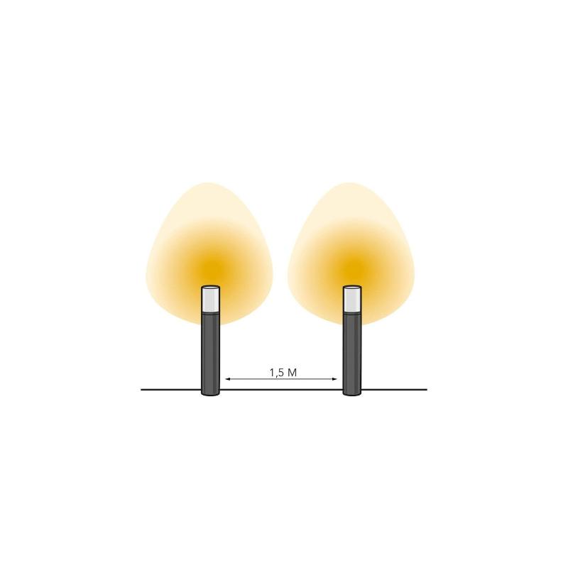 Lightpro 12V Oberon Lo 4W IP44 Dimmable Post Light