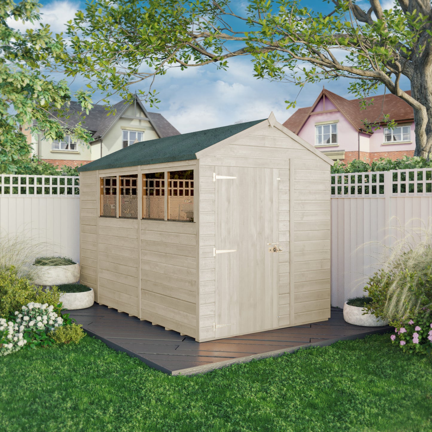 10 x 6 Woodsman Shiplap Apex Wooden Shed