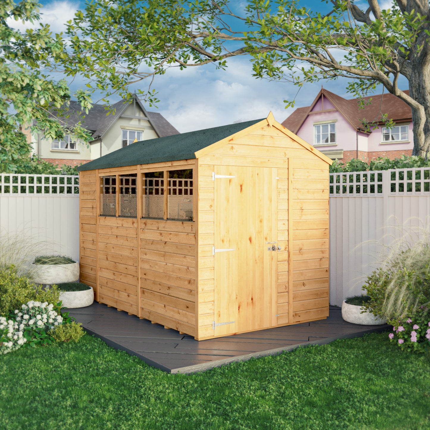 10 x 6 Woodsman Shiplap Apex Wooden Shed