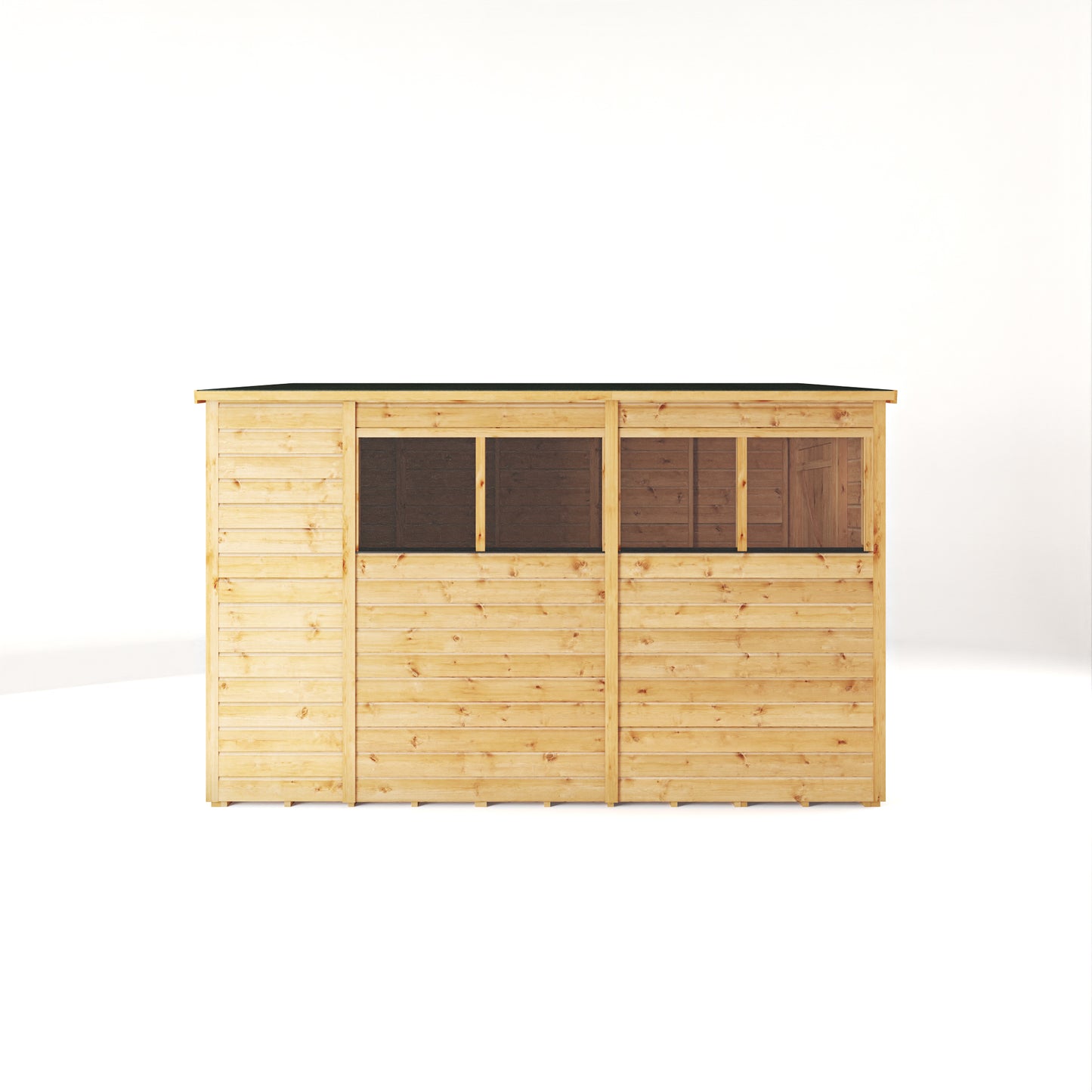 10 x 6 Woodsman Shiplap Pent Wooden Shed