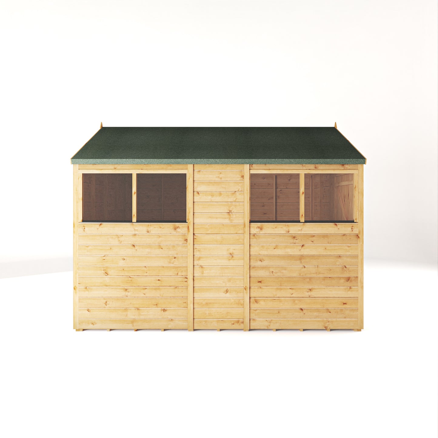 10 x 8 Woodsman Shiplap Apex Wooden Shed