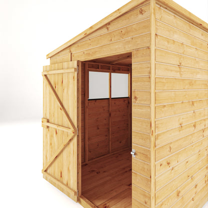 6 x 6 Woodsman Shiplap Pent Wooden Shed