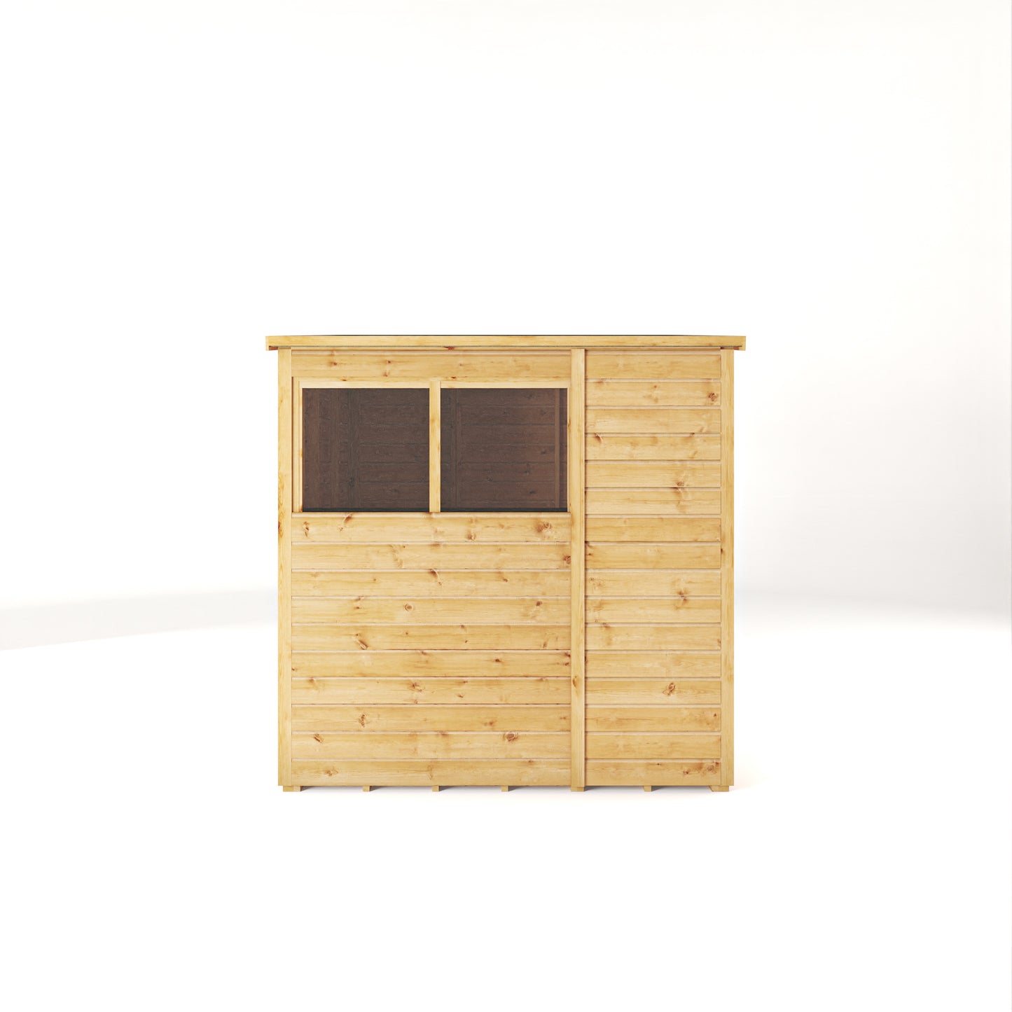 6 x 6 Woodsman Shiplap Pent Wooden Shed