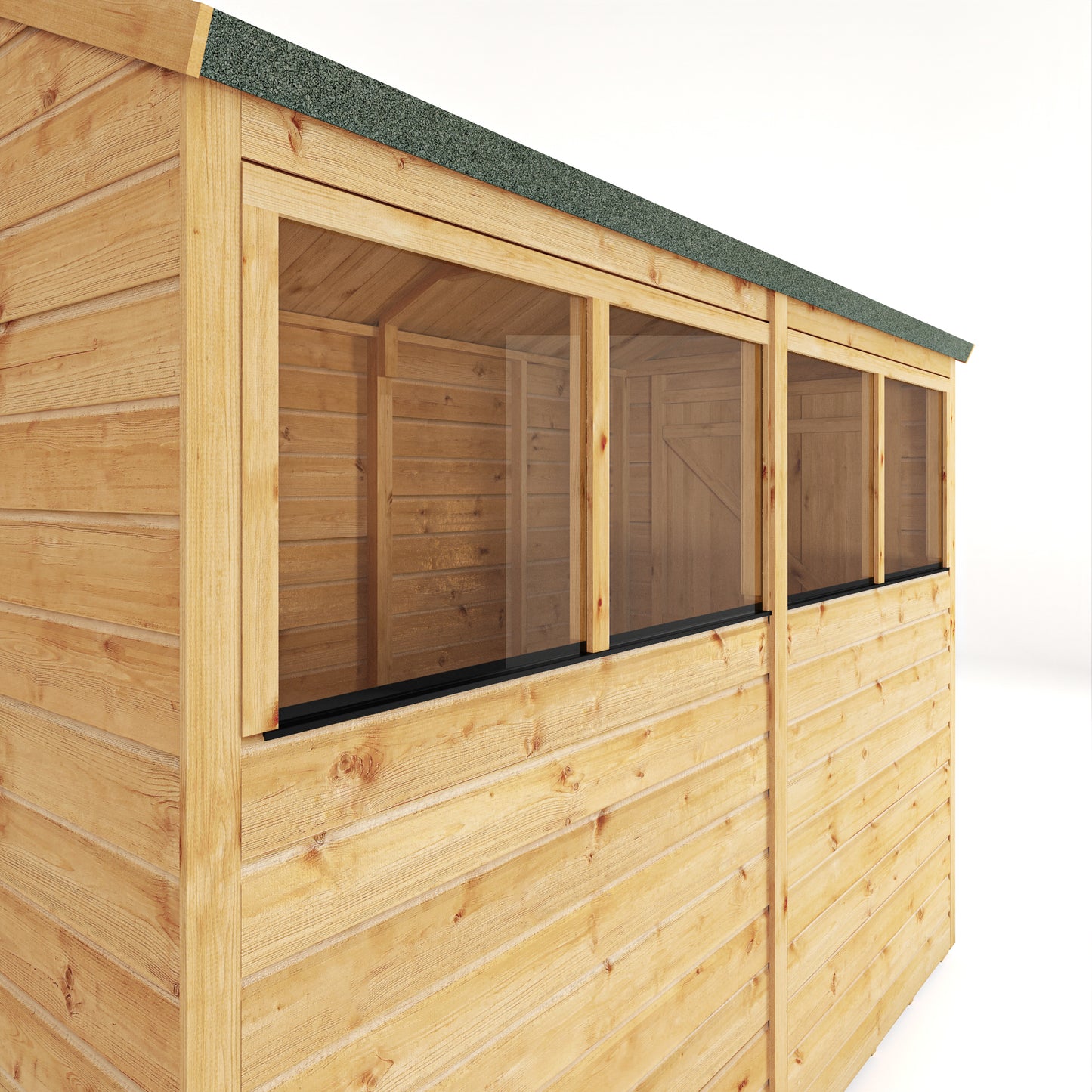 8 x 4 Woodsman Shiplap Apex Wooden Shed