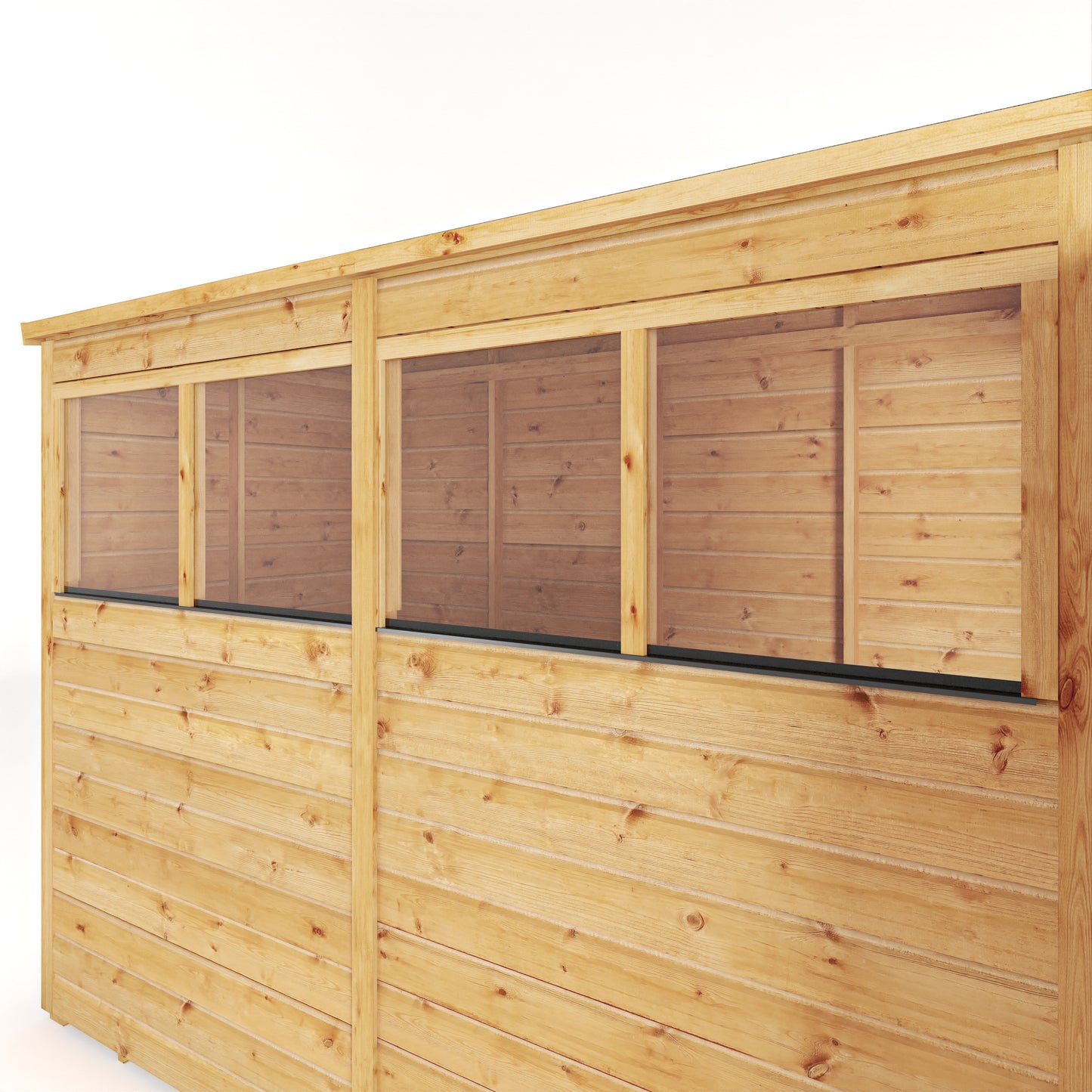 8 x 4 Woodsman Shiplap Pent Wooden Shed