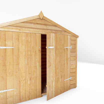 7 x 3 Value Overlap Double Door Apex Wooden Bike Shed