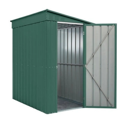 Globel Lean-To Metal Garden Shed - Choose Size