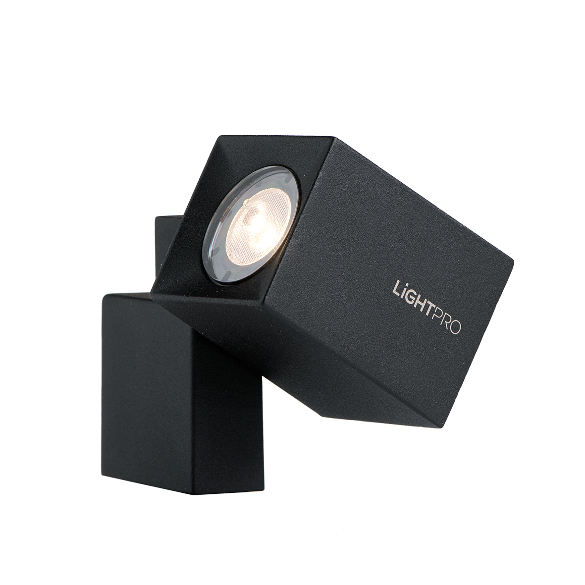 Lightpro 12V Quartz Black IP44 Wall Light