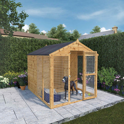 8 x 6 Staffordshire Dog Kennel & Run