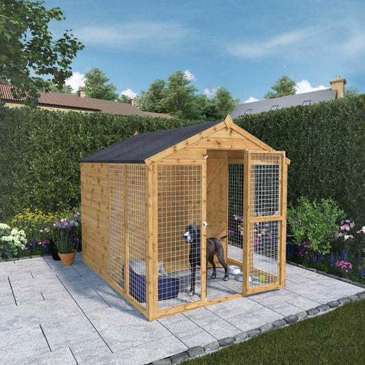 8 x 6 Staffordshire Dog Kennel & Run