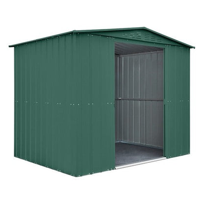 Globel Apex Metal Garden Shed - Choose Size