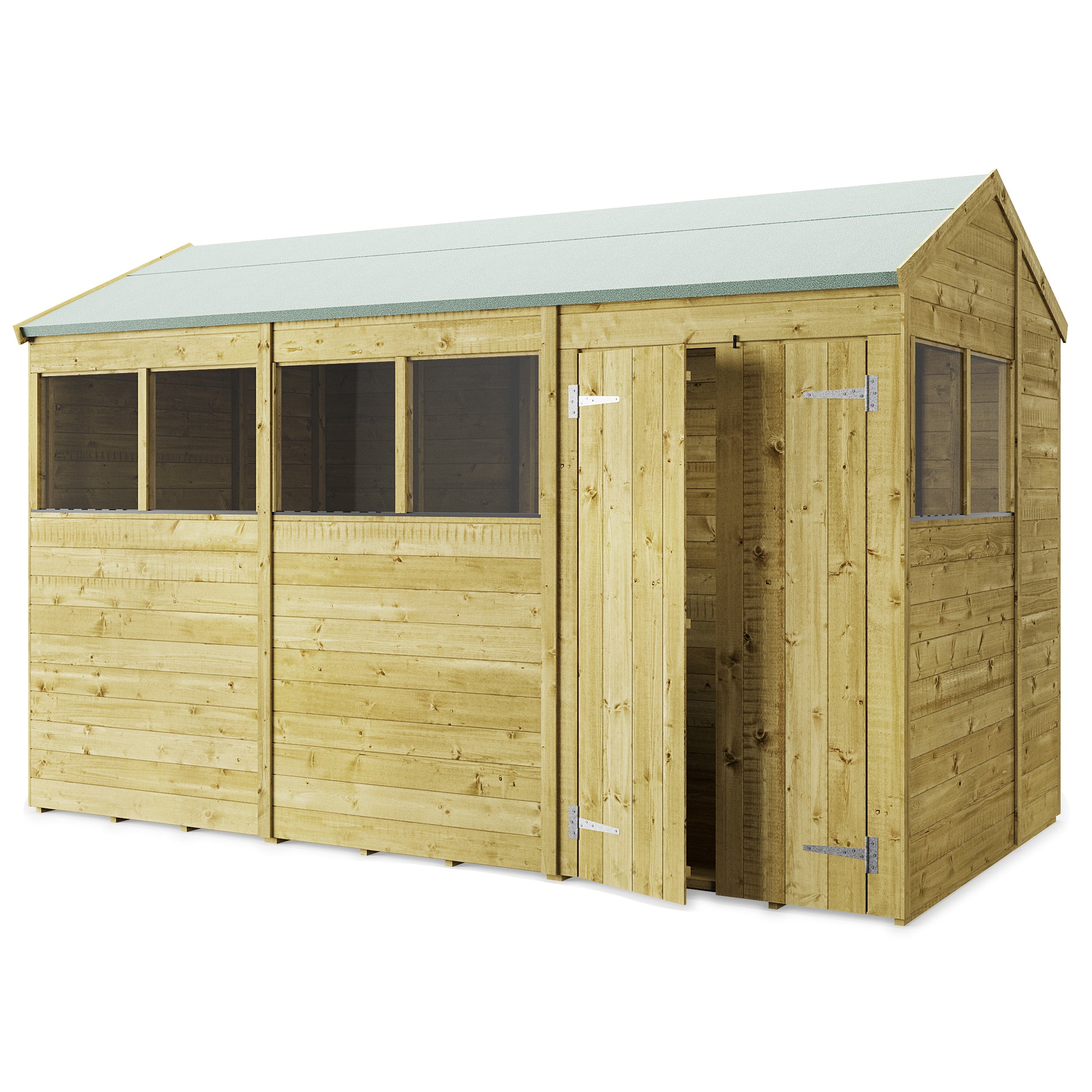 Store More Tongue and Groove Apex Shed - 12x6 Windowed